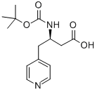 BOC-(R)-3-AMINO-4-(4-PYRIDYL)-BUTYRIC ACID Structural