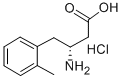 (R)-3-AMINO-4-(2-METHYLPHENYL)BUTANOIC ACID HYDROCHLORIDE Structural