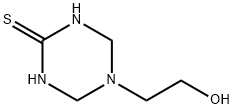 tetrahydro-5-(2-hydroxyethyl)-1,3,5-triazine-2(1H)-thione Structural