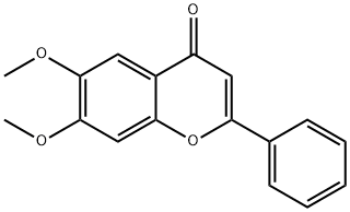 6,7-DIMETHOXYFLAVONE Structural