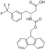 FMOC-(R)-3-AMINO-4-(3-TRIFLUOROMETHYL-PHENYL)-BUTYRIC ACID Structural