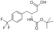 BOC-(R)-3-AMINO-4-(4-TRIFLUOROMETHYL-PHENYL)-BUTYRIC ACID Structural