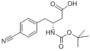 BOC-(R)-3-AMINO-4-(4-CYANO-PHENYL)-BUTYRIC ACID Structural