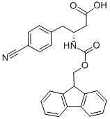 FMOC-(R)-3-AMINO-4-(4-CYANO-PHENYL)-BUTYRIC ACID Structural