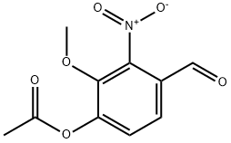 2-Nitro-3-methoxy-4-acetoxybenzaldehyde