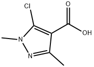 5-CHLORO-1,3-DIMETHYL-1H-PYRAZOLE-4-CARBOXYLIC ACID Structural