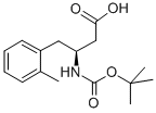 BOC-(S)-3-AMINO-4-(2-METHYL-PHENYL)-BUTYRIC ACID Structural