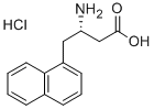 (S)-3-AMINO-4-(1-NAPHTHYL)BUTANOIC ACID HYDROCHLORIDE Structural