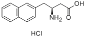 (S)-3-AMINO-4-(2-NAPHTHYL)BUTANOIC ACID HYDROCHLORIDE Structural