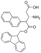 FMOC-(S)-3-AMINO-4-(2-NAPHTHYL)-BUTYRIC ACID Structural