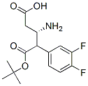 BOC-(S)-3-AMINO-4-(3,4-DIFLUORO-PHENYL)-BUTYRIC ACID Structural