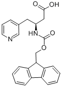 FMOC-(S)-3-AMINO-4-(3-PYRIDYL)-BUTYRIC ACID Structural