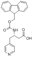 FMOC-(S)-3-AMINO-4-(4-PYRIDYL)-BUTYRIC ACID Structural