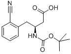 BOC-(S)-3-AMINO-4-(2-CYANO-PHENYL)-BUTYRIC ACID Structural