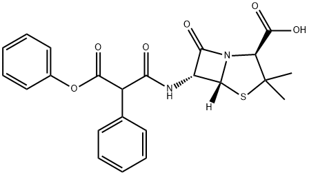 CARBENICILLIN PHENYL SODIUM Structural