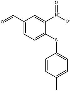 4-[(4-METHYLPHENYL)THIO]-3-NITROBENZALDEHYDE