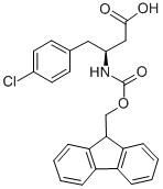 FMOC-(S)-3-AMINO-4-(4-CHLORO-PHENYL)-BUTYRIC ACID Structural