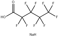 sodium perfluorovalerate Structural