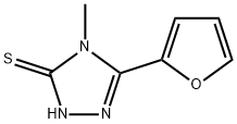 5-(2-FURYL)-4-METHYL-4H-1,2,4-TRIAZOLE-3-THIOL Structural