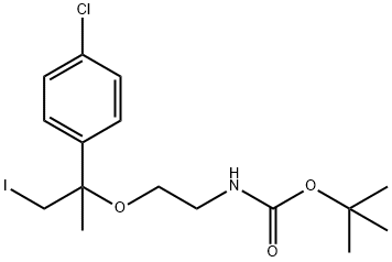 TERT-BUTYL 2-[1-(4-CHLOROPHENYL)-2-IODO-1-METHYLETHOXY]ETHYLCARBAMATE