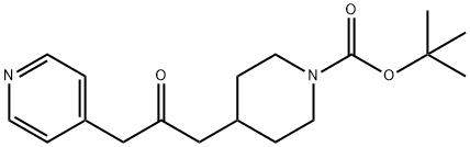 1-BOC-4-(2-OXO-3-PYRIDIN-4-YL-PROPYL)-PIPERIDINE Structural