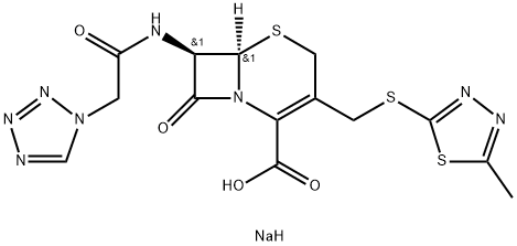 Cefazolin sodium salt Structural