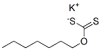 potassium O-heptyl dithiocarbonate  Structural