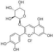 CYANIDIN 3-ARABINOSIDE Structural