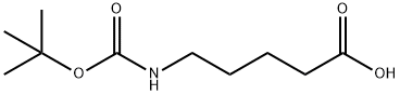 Boc-5-aminopentanoic acid Structural