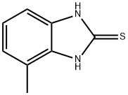 2H-Benzimidazole-2-thione,1,3-dihydro-4-methyl-(9CI) Structural