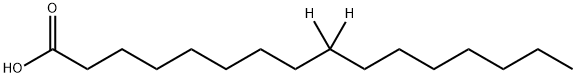 HEXADECANOIC-9,9-D2 ACID Structural