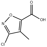 5-Isoxazolecarboxylicacid,3-chloro-4-methyl-(9CI) Structural