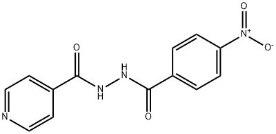 1-[4-NITROBENZOYL]-4-CARBOXYPYRIDYLHYDRAZIDE Structural