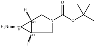 3-Azabicyclo[3.1.0]hexane-3-carboxylicacid,6-amino-,1,1-dimethylethylester, Structural