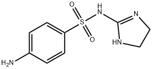 Benzenesulfonamide, 4-amino-N-(4,5-dihydro-1H-imidazol-2-yl)- (9CI) Structural