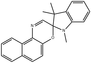 1,3,3-Trimethylindolinonaphthospirooxazine Structural