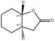 hexahydro-, trans-2(3H)-Benzofuranone Structural