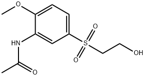 N-[5-[(2-Hydroxyethyl)sulfonyl]-2-methoxyphenyl]acetamide Structural