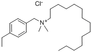 Tetradecyldimethyl(ethylbenzyl)ammonium chloride Structural