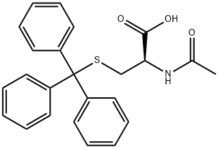 AC-CYS(TRT)-OH Structural