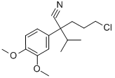 5-chloro-2-(3,4-dimethoxyphenyl)-2-isopropylvaleronitrile