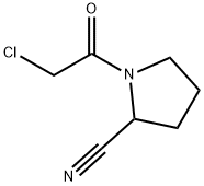 2-Pyrrolidinecarbonitrile, 1-(chloroacetyl)- (9CI) Structural