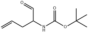 Carbamic acid, (1-formyl-3-butenyl)-, 1,1-dimethylethyl ester (9CI) Structural