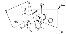 Mesaconitine Structural