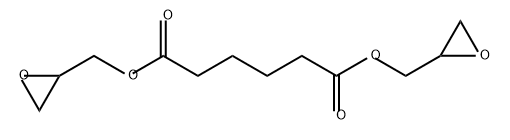 bis(2,3-epoxypropyl) adipate Structural