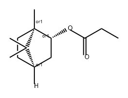 Isobornyl propanoate Structural