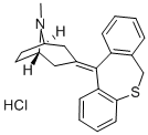 3-dibenzo[b,e]thiepin-11(6H)-ylidene-8-methyl-8-azabicyclo[3.2.1]octane hydrochloride Structural