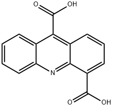 Acridine-4,9-dicarboxylic acid monohydrate Structural