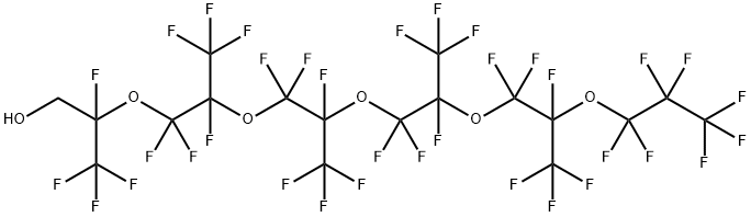 1H,1H-PERFLUORO(2,5,8,11,14-PENTAMETHYL-3,6,9,12,15-OXAOCTADECAN-1-OL) Structural