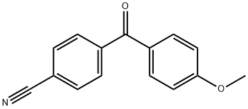 4-CYANO-4'-METHOXYBENZOPHENONE Structural